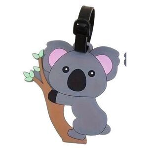 Kola bear 3D Luggage Bag Tag Unique Travel Baggage Tags Suitcase Identifier labe